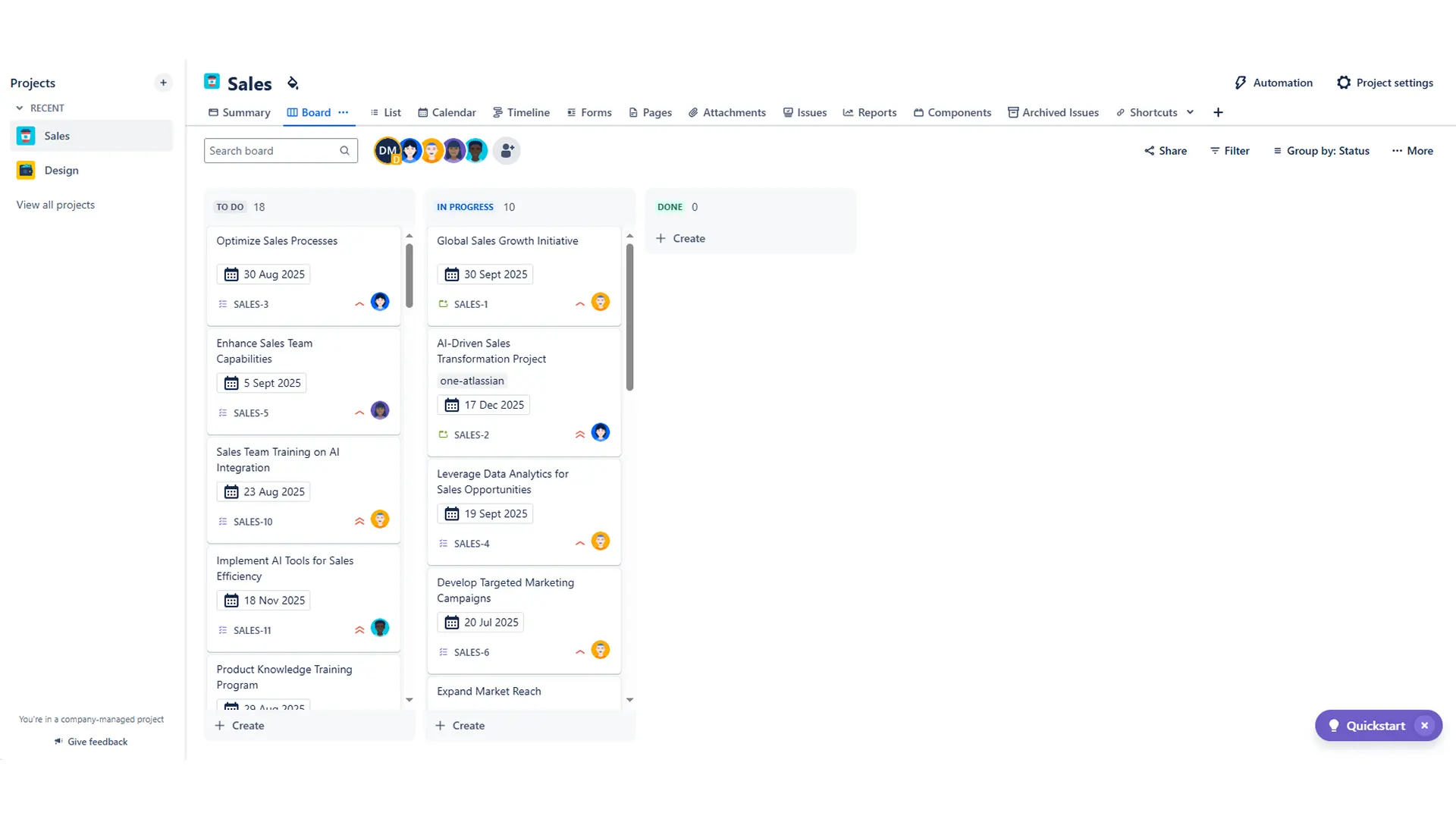 Übersicht über Jira Software